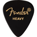 Fender 351 Shape Premium Picks, Black, Heavy, 12 Pack