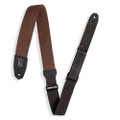 Levy's Right Height Cotton 2" Guitar Strap - Brown