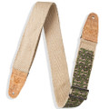 Levy's Prints Series Natural Hemp 2" Guitar Strap - Illuminati