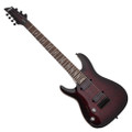 Schecter Omen Elite-7 LH - Black Cherry Burst