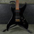 Aria Urchin Electric Guitar - Black w/Hard Case - 2nd Hand
