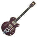 Gretsch G6659TFM Players Edition Broadkaster Jr CB Bigsby - Dark Cherry Stain