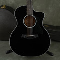 Taylor 214ce-BLK DLX Deluxe - Black w/Hard Case - 2nd Hand