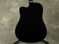 Fender FA-125CE Dreadnought Electro-Acoustic - Walnut - Black - Ex Demo