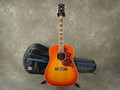 Epiphone Inspired by Gibson Hummingbird - Cherry Sunburst w/Gig Bag - 2nd Hand