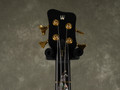 Warwick Custom Thumb 4-String Bass - Black - Dragon Inlay w/Case - 2nd Hand