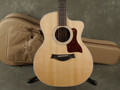 Taylor 2018 214CE Electro-Acoustic Guitar - Natural w/Gig Bag - 2nd Hand
