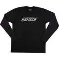Gretsch Long Sleeve Logo T-Shirt, Black - XXL