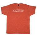 Gretsch Logo T-Shirt, Heather Orange - Medium