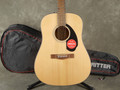 Fender CD-60S Acoustic Guitar - Natural w/Gig Bag - 2nd Hand