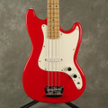 Squier Bronco Bass Guitar - Red - 2nd Hand