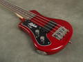 Hofner Short Scale Bass Guitar - Left Handed - Red w/Gig Bag - 2nd Hand