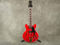 Bad Cat EC-355 Semi Hollow - Cherry w/Gold Hardware - 2nd Hand