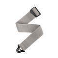 Daddario PWSAL405 Auto Lock Guitar Strap, Silver