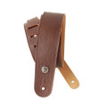 Daddario 20GL01 Slim Garment Leather Guitar Strap, Brown