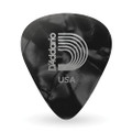 Daddario 1CBKP6-10 Classic Celluloid Pick, Black Pearl, Heavy Gauge (1.0mm), 10-Pack