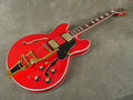 Bad Cat EC-355 Semi-Hollow Electric Guitar - Red w/Gig Bag - 2nd Hand