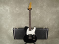K Line Truxton Vintage Electric Guitar - Black w/Hard Case - 2nd Hand