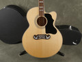 Harley Benton Line King CE NT Acoustic - Natural w/Hard Case - 2nd Hand