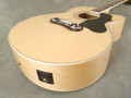 Harley Benton Line King CE NT Acoustic - Natural w/Hard Case - 2nd Hand