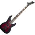 Jackson JS Series Concert Bass JS3VQ - Amaranth - Transparent Red Burst