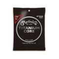 Martin MTCN160 Titanium Core Strings, Light Tension 12-55