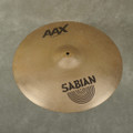 Sabian AAX 20" Stage Ride Cymbal - 2nd Hand