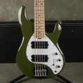 Music Man Sterling Sub 5 HH - Olive Green w/Hard Case - 2nd Hand