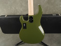 Music Man Sterling Sub 5 HH - Olive Green w/Hard Case - 2nd Hand