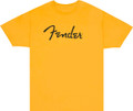 Fender Spaghetti Logo T-Shirt, Butterscotch, Medium