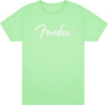 Fender Spaghetti Logo T-Shirt, Surf Green, Small