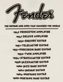 Fender World Tour T-Shirt, Vintage White, Medium