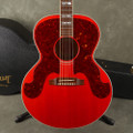 Gibson Custom Shop J-180 Electro-Acoustic Guitar - Cherry w/Hard Case - 2nd Hand