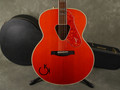 Gretsch G6022C MIJ Rancher Acoustic/Electric Guitar - Orange w/Case - 2nd Hand