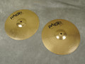 Paiste 101 Cymbal Set - Hi Hats, Crash & Ride Cymbals - 2nd Hand