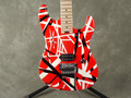 EVH Striped Series Electric Guitar - Red/White/Black - 2nd Hand