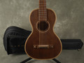 Vintage Viator Paul Brett Acoustic Guitar - Natural w/Gig Bag - 2nd Hand