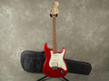 Fender Mexican Deluxe HSS Stratocaster - Candy Apple Red w/Gig Bag - 2nd Hand
