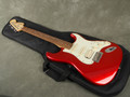 Fender Mexican Deluxe HSS Stratocaster - Candy Apple Red w/Gig Bag - 2nd Hand