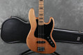 Squier Vintage Modified 70s Jazz Bass - Natural w/Hard Case - 2nd Hand