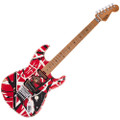 EVH Striped Series Frankie - Red/White/Black