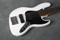 Fender Modern Player Jazz V Bass - White w/Hard Case - 2nd Hand