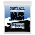 Ernie Ball Custom Flatwound 5-String Bass Strings, 45-130