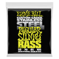 Ernie Ball Regular Slinky Stainless Steel Bass Strings, 50-105