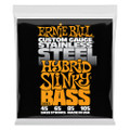 Ernie Ball Hybrid Slinky Stainless Steel Bass Strings, 45-105