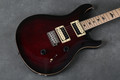 PRS SE Custom 24 Electric Guitar - Trans Red w/Gig Bag - 2nd Hand (116375)