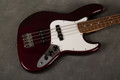 Fender Mexican Jazz Bass 2007 - Burgundy w/Gig Bag - 2nd Hand