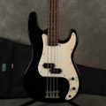 Harley Benton PB Bass Guitar - Black w/Gig Bag - 2nd Hand