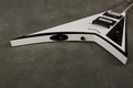 Jackson JS Series JS32T Rhoads - White with Black Bevels - 2nd Hand