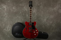 Hofner Contemporary HCT Verythin Anniversary - Red w/Hard Case - 2nd Hand